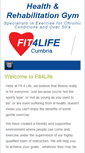 Mobile Screenshot of fit4lifecumbria.org